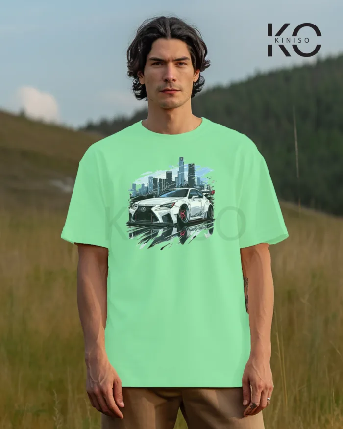Car t shirt design for men with Lexus Luxury Racing Car Printed - Image 4